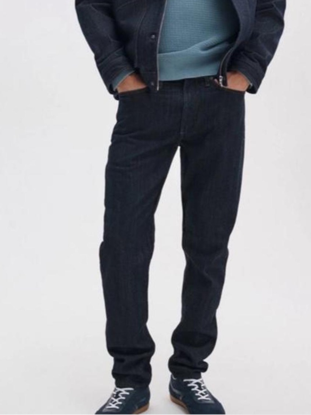 Men’s Rag & Bone Fit 2 Authentic Stretch Jeans in a Washed Black